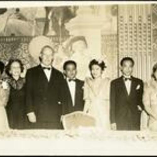 [Banquet for Philippine Vice President Elpidio Quirino, in the Mural Room of the St. Francis Hotel]