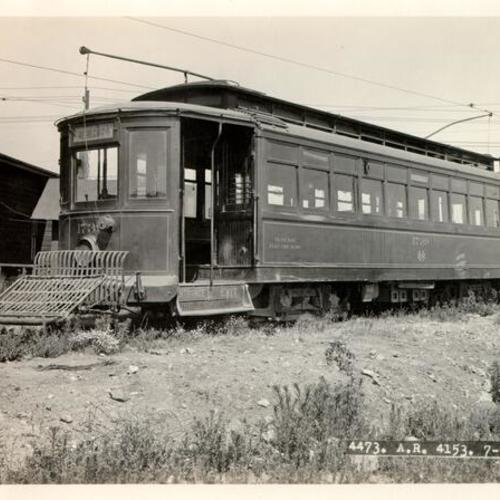 [United Railroad streetcar number 1739]