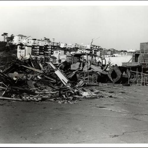 [Demolition of Playland at the Beach]