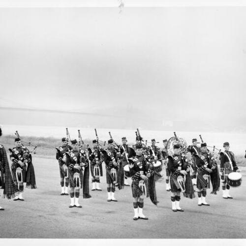[Sixth Army Pipe Band, Presidio of San Francisco]