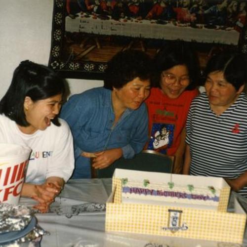 [Marylin, Felisa, Rita and Valeria celebrating Mother's Day]