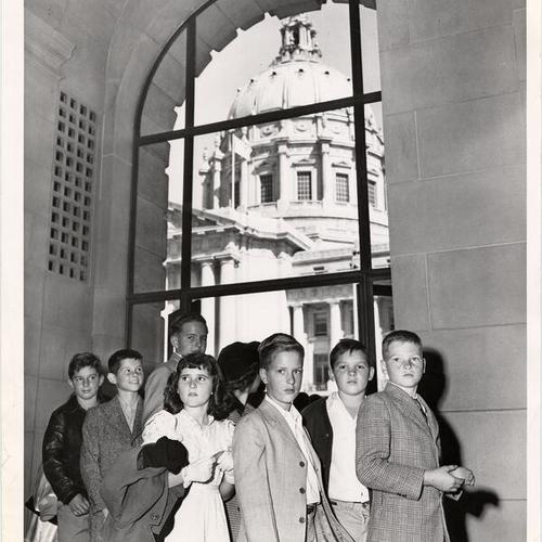[Group of children at San Francisco Opera House]