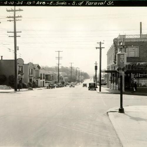[East side of 19th Avenue, south of Taraval Street]