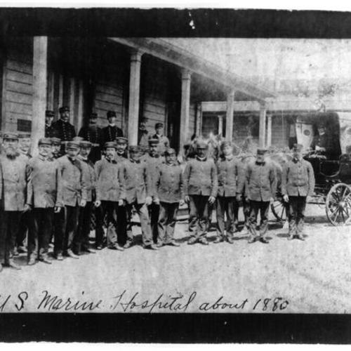U.S.Marine Hospital about 1880