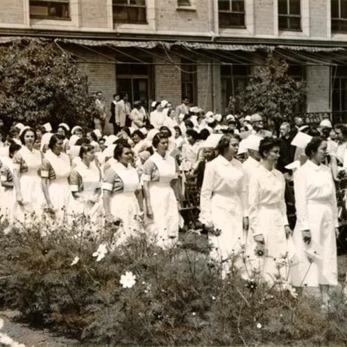 [Graduation ceremony at St. Luke's Hospital School of Nursing]