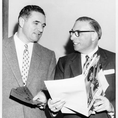 [Mayor George Christopher and Cyril Magnin]