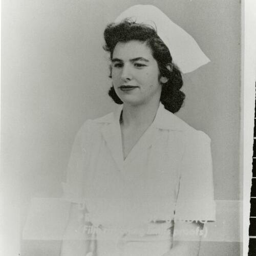 [Ruth's portrait of nursing school graduation in San Francisco]