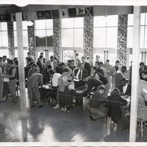 [Students registering for classes at City College of San Francisco]