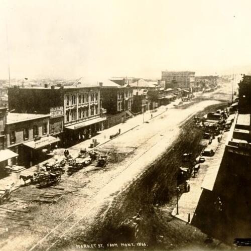 Market Street from Montgomery. 1866