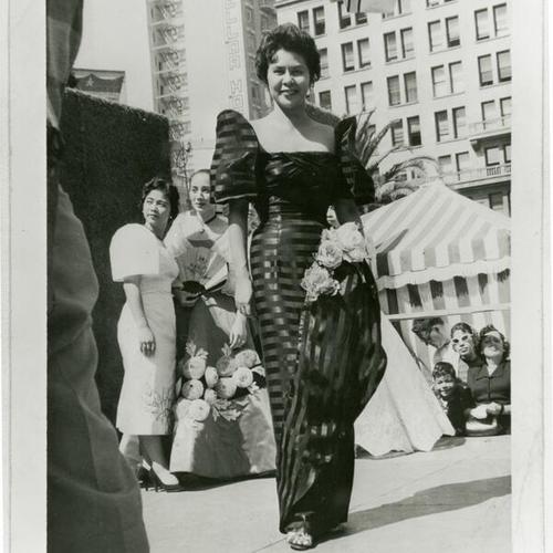 [Caridad at Pacific Festival, Union Square, 1958]