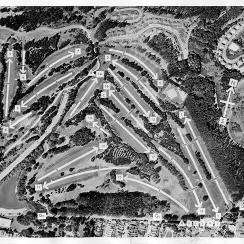 [Aerial view of Presidio Golf Course]