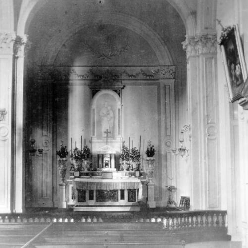 [St. Ignatius Church. St. Joseph's altar. 1882]