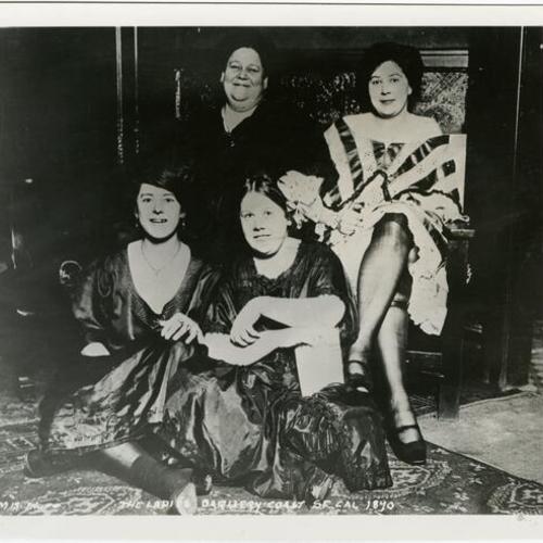 [Group of women sitting together, Barbary Coast]