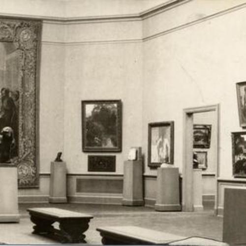 [Works of art inside the Palace of the Legion of Honor]