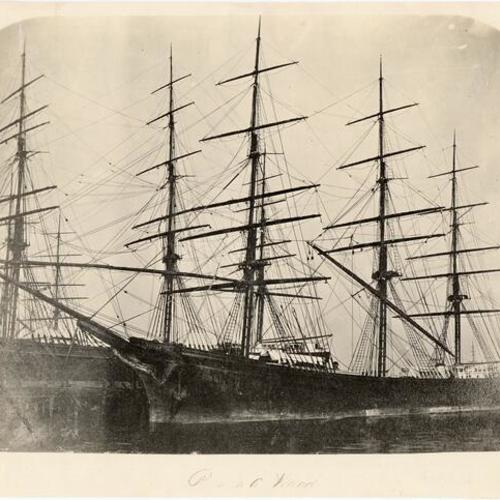 [Sailing ship "Rufus E. Wood"]