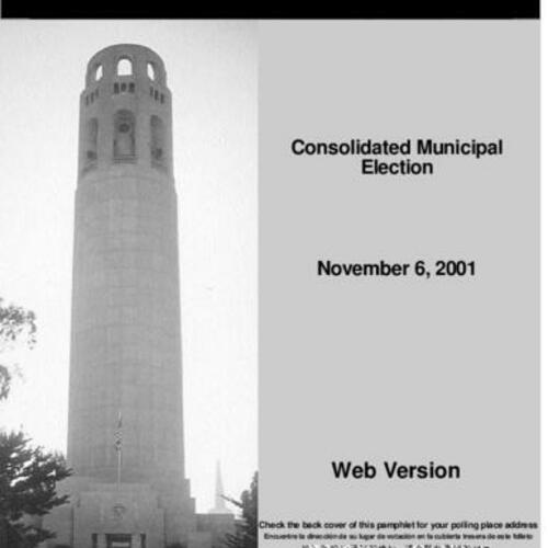 2001-11-06, San Francisco Voter Information Pamphlet