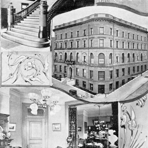 [Photo collage of the Wenban Hotel, Sutter and Mason streets]