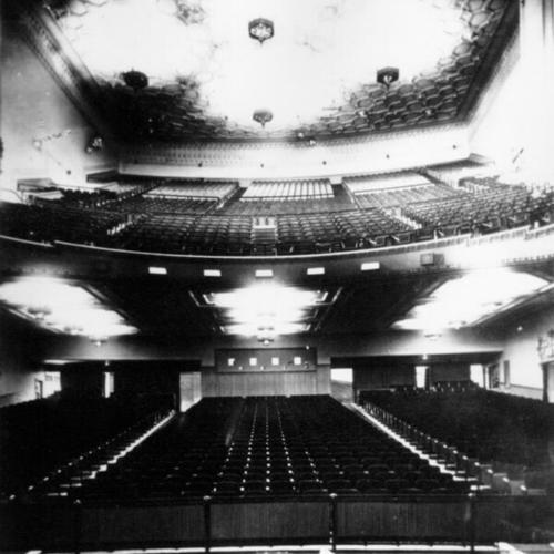 [Interior of California Theater]