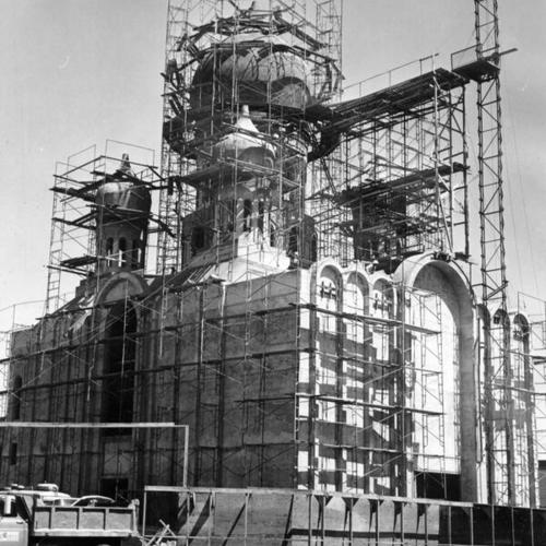 [Building of the Holy Virgin Cathedral located at Geary Boulevard and 26th Avenue]
