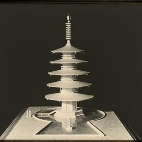 Japanese Cultural and Trade Center Peace Pagoda model