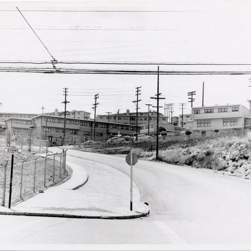 [Hunters Point housing at Jennings and Evans streets]