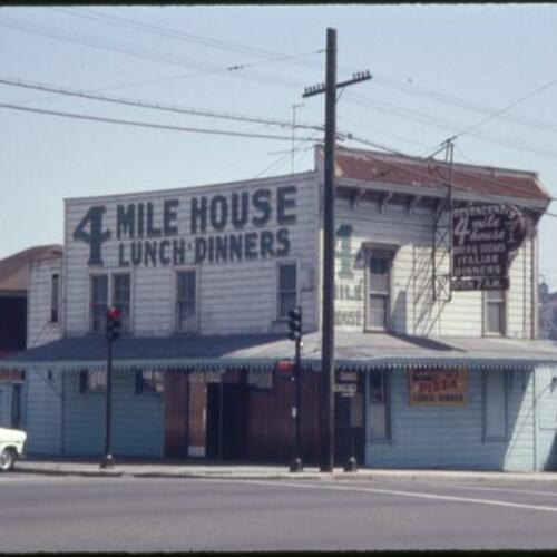 [4 Mile House Restaurant at 3rd and Yosemite, street view ]