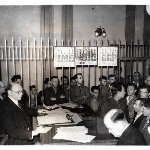[Judge Steiger's Court Room during San Francisco General Strike]