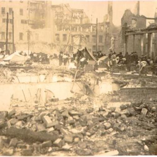 [Earthquake and fire ruins at Jessie Street]