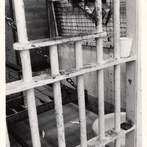 [Jail cell in Old Hall of Justice]