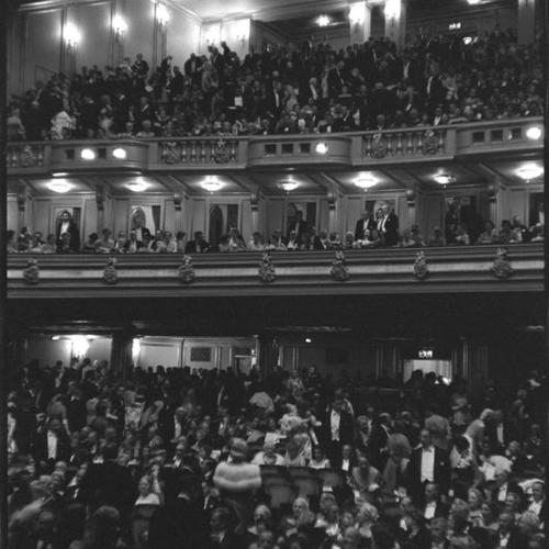 San Francisco Opera House audience seating