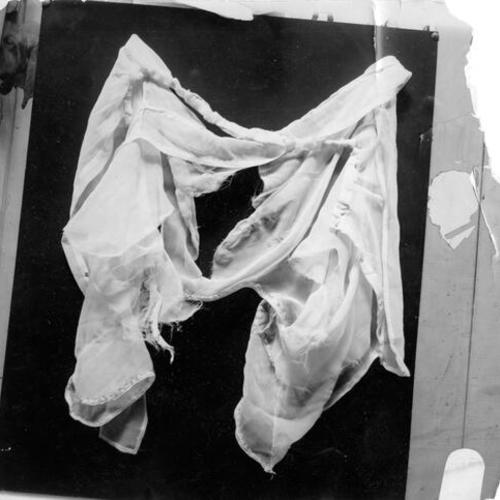 [Undergarment used as evidence in the trial of Roscoe "Fatty" Arbuckle]