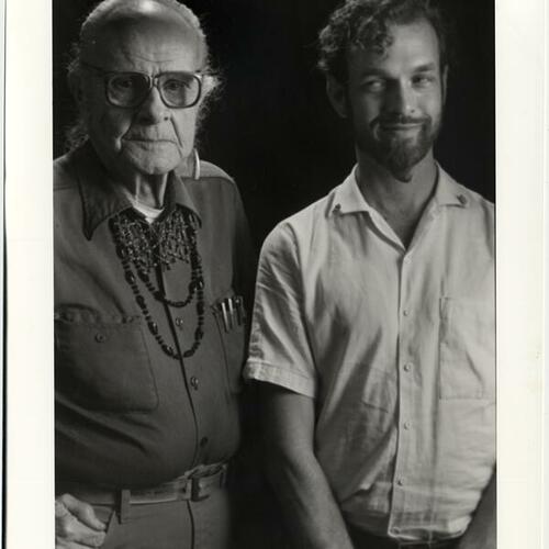 [Harry Hay and biographer Stuart Timmons]