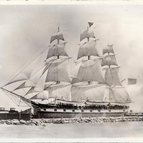 [Sailing ship "Charles W. Morgan"]