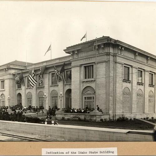 Dedication of the Idaho State Building