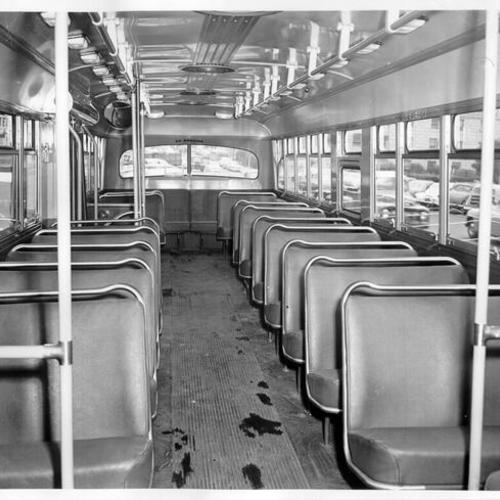 [Interior of a Muni bus]