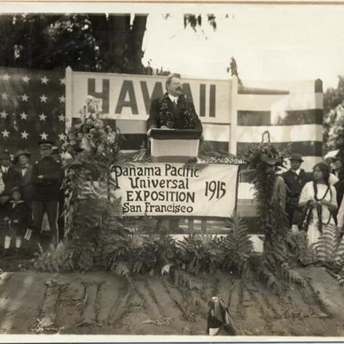 [Groundbreaking ceremony for the Hawaiian Building at the Panama-Pacific International Exposition]
