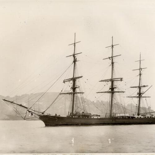 [Sailing ship Derbyshire]