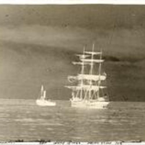 Ship White Wings, Pacific Ocean, 1890