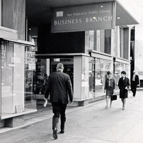 [Business Branch Library located at 138 Kearny Street]