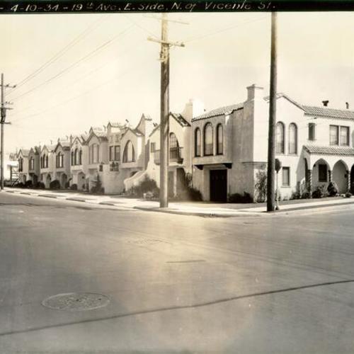 [East side of 19th Avenue, north of Vicente Street]