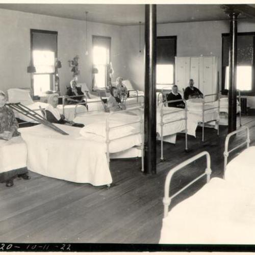 [Women's dormitory at the Laguna Honda Relief Home]