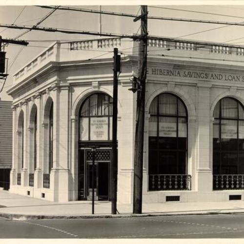 [Hibernia Bank office at Geary Street and 10th Avenue]