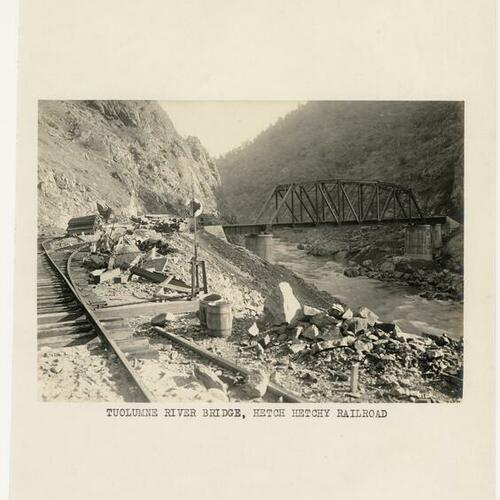 Tuolumne River Bridge, Hetch Hetchy Railroad