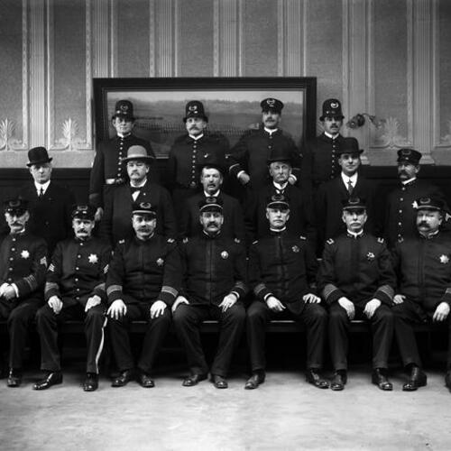 [San Francisco Police Department, group portrait of officers]
