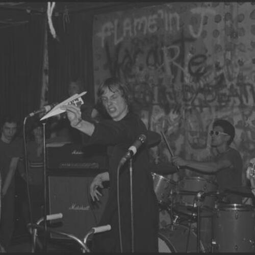 The Dickies performing at the Masque, Los Angeles