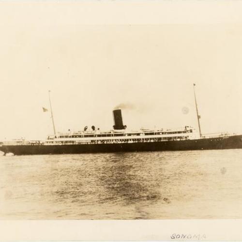 [Steamship "Sonoma"]
