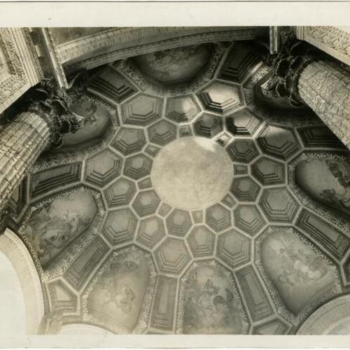 [Dome ceiling of the Rotunda, Palace of Fine Arts]