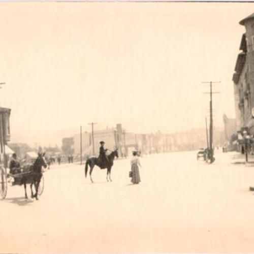 [Hayes Street, after the earthquake of 1906]