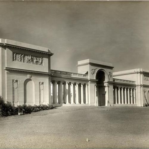 [Construction of the Palace of the Legion of Honor]