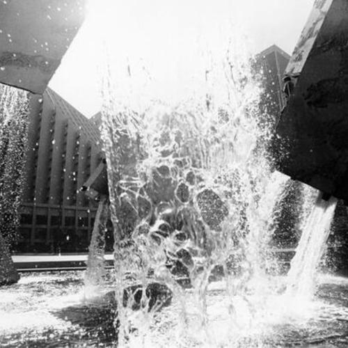 [Vaillancourt Fountain at the Embarcadero Plaza in San Francisco]